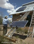 mounting pv solar panels to pitched metal roof